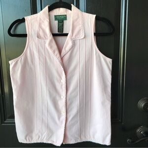 Pink Lace Vest Lauren by Ralph Lauren